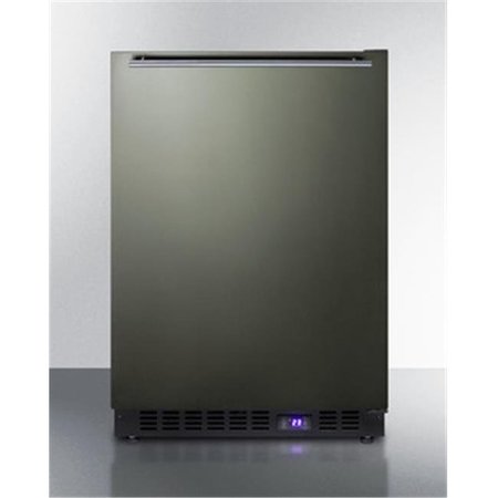 SUMMIT APPLIANCE Summit Appliance SCFF53BXKSHHIM 24 in. Freestanding or Built in Upright Counter Depth Freezer; Black SCFF53BXKSHHIM